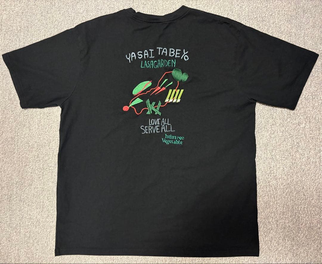 藤井風ベジtシャツ 黒 XLsize