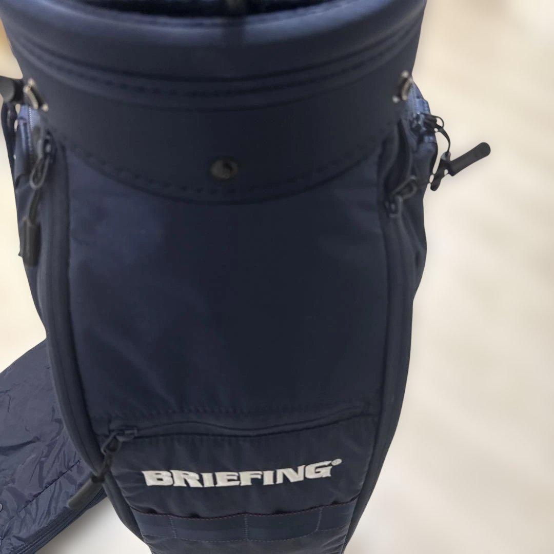 CR-6 BRIEFING ネイビー キャディバッグ 未使用フード付