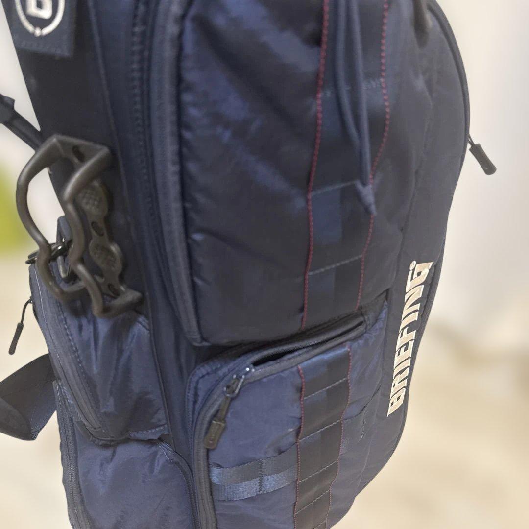 CR-6 BRIEFING ネイビー キャディバッグ 未使用フード付