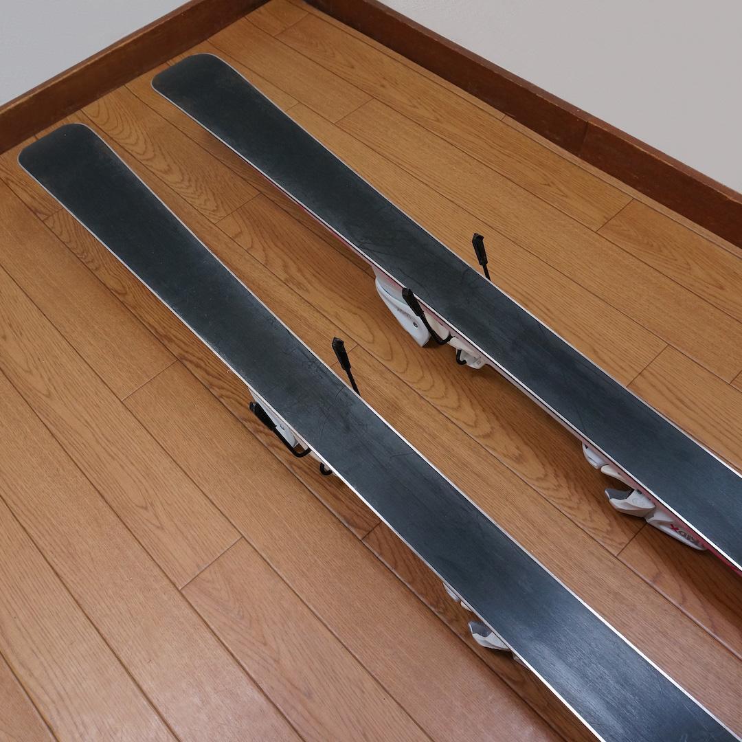 メンテ済 137cm 靴23cm KAZAMA スキーセット (140)