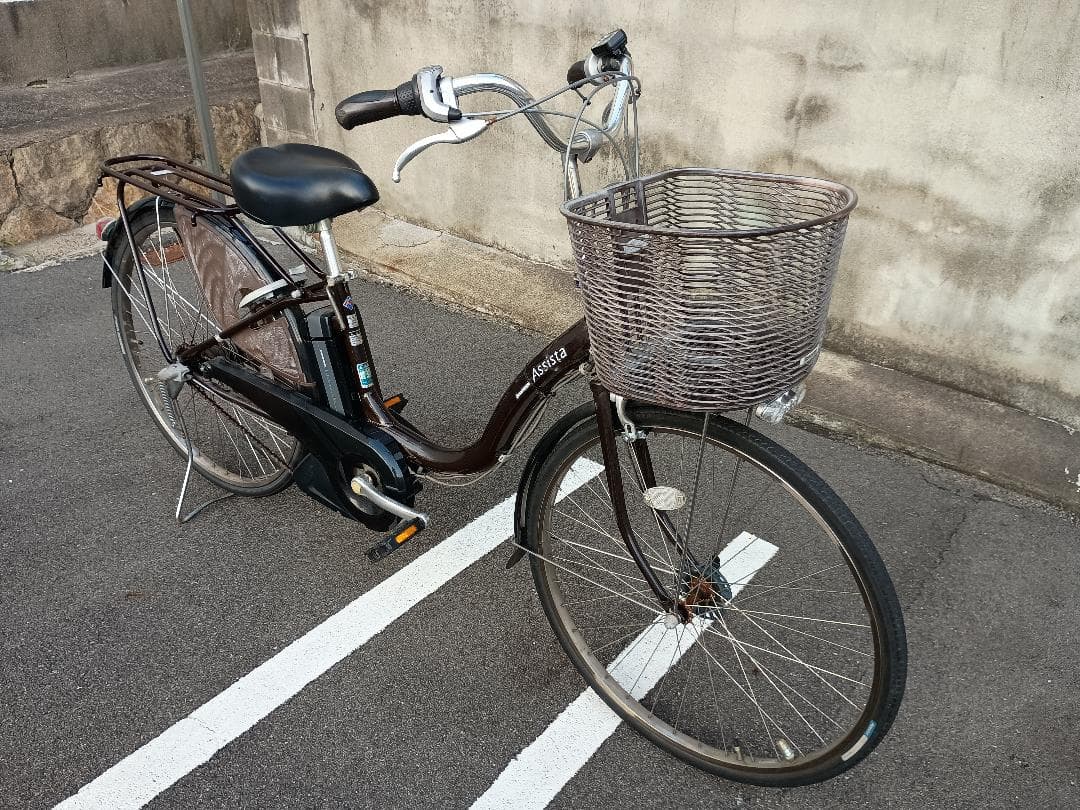 (No 1001) ヤマハ PAS Assista 26インチ ブラウン