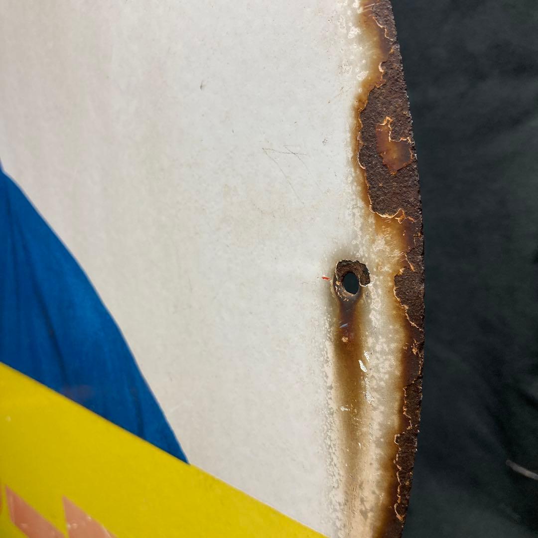 昭和レトロ 琺瑯 ホーロー看板 ハイアース 大塚グループアース製薬 水原弘