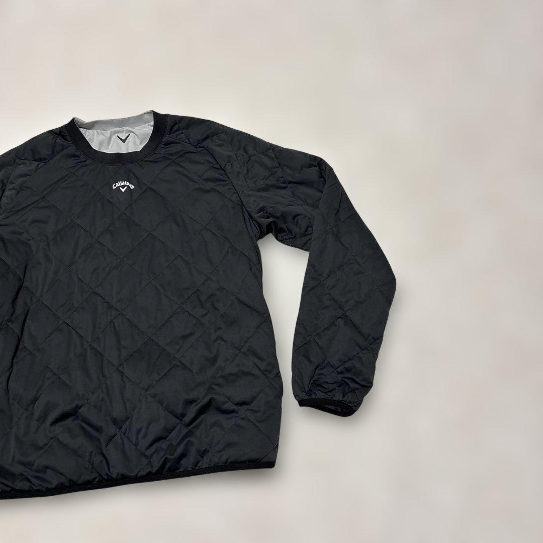 キャロウェイcallawayスニードジャックジャケットLリバーシブル黒灰ゴルフ