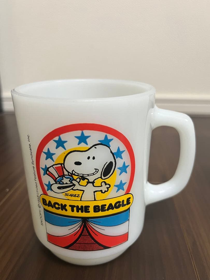 【希少】1980年　ファイヤーキング　スヌーピー　マグカップ4個セット