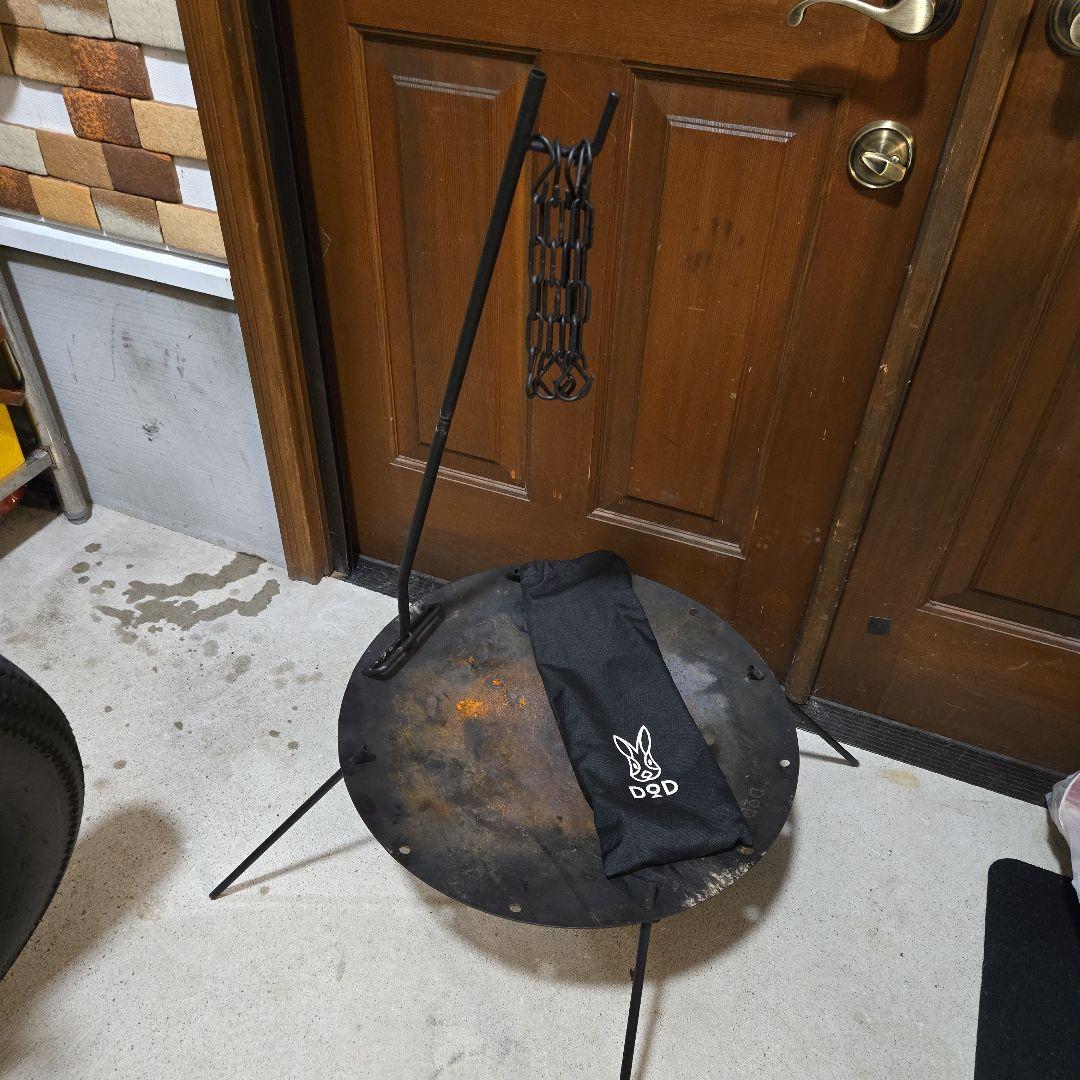 DOD(ディーオーディー) ビートルくん 焚き火台 焚き火ハンガー付き