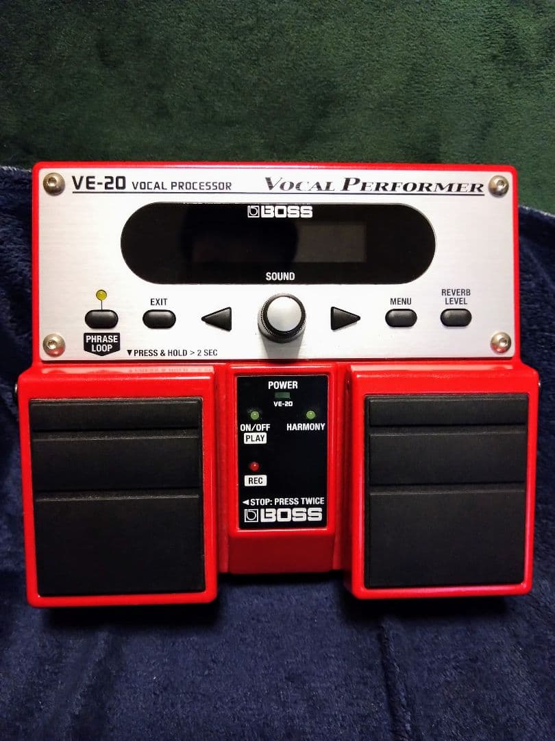 【美品】BOSS VE-20 ボーカルエフェクター　アダプター、説明書付き◎