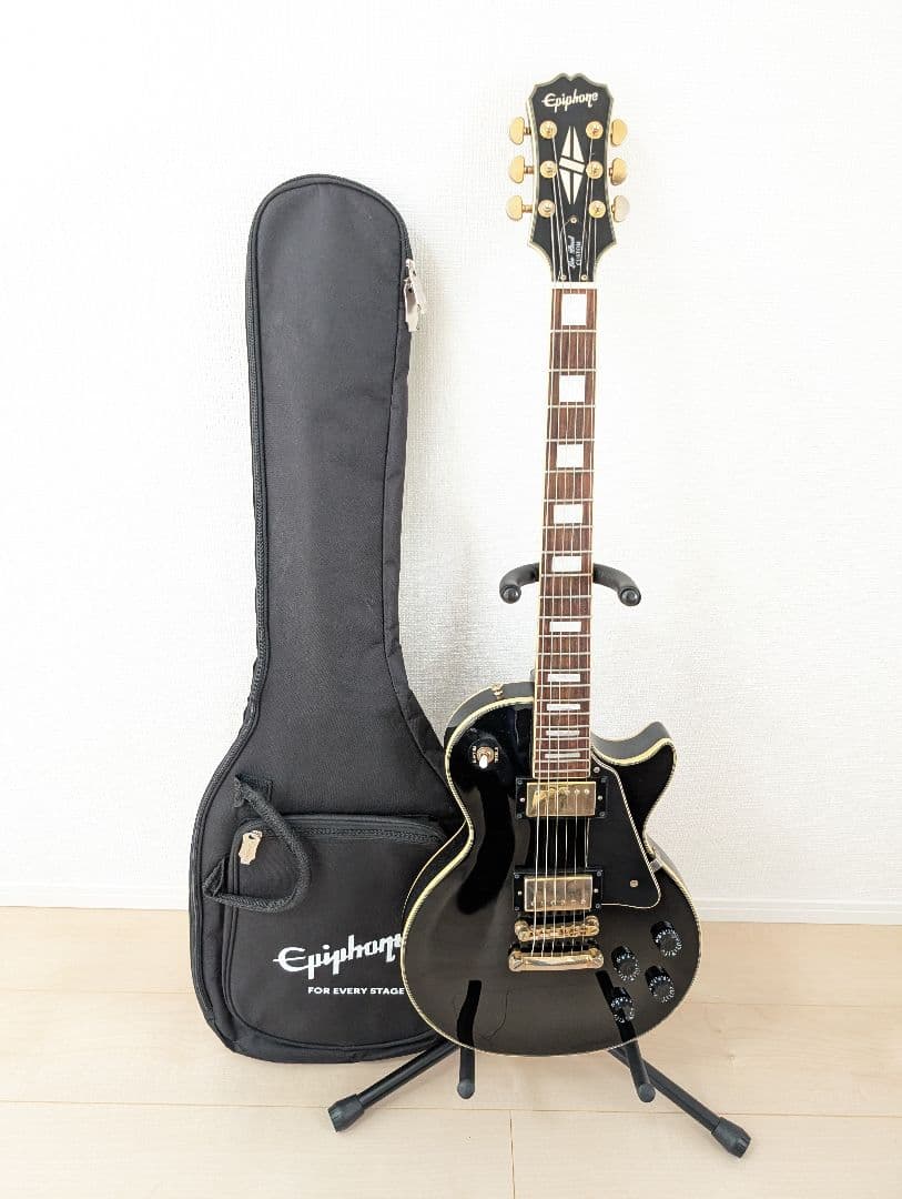 【動作確認済】Epiphone Les Paul Costom PROブラック