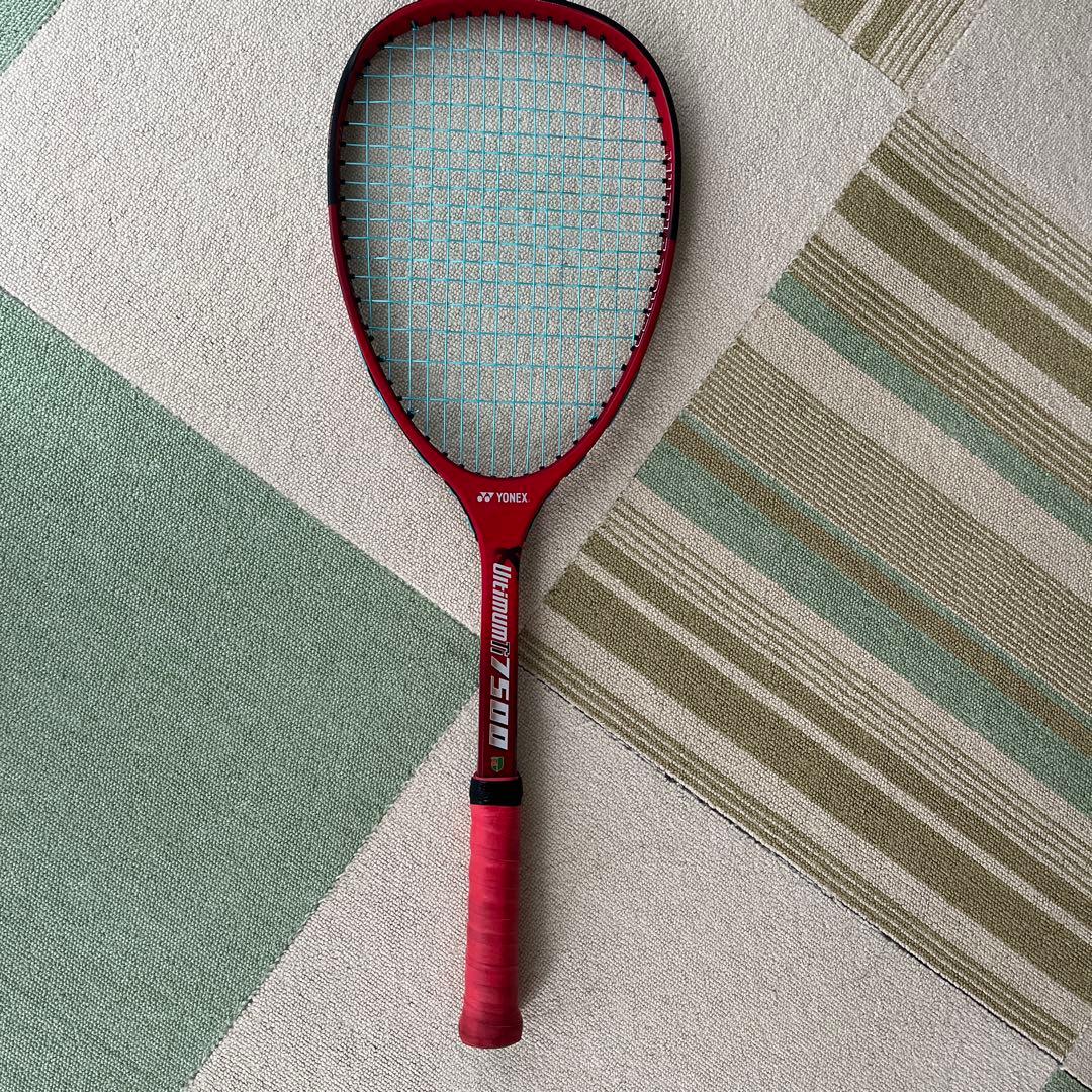 YONEX Ti7500レッド ラケット(軟式用)