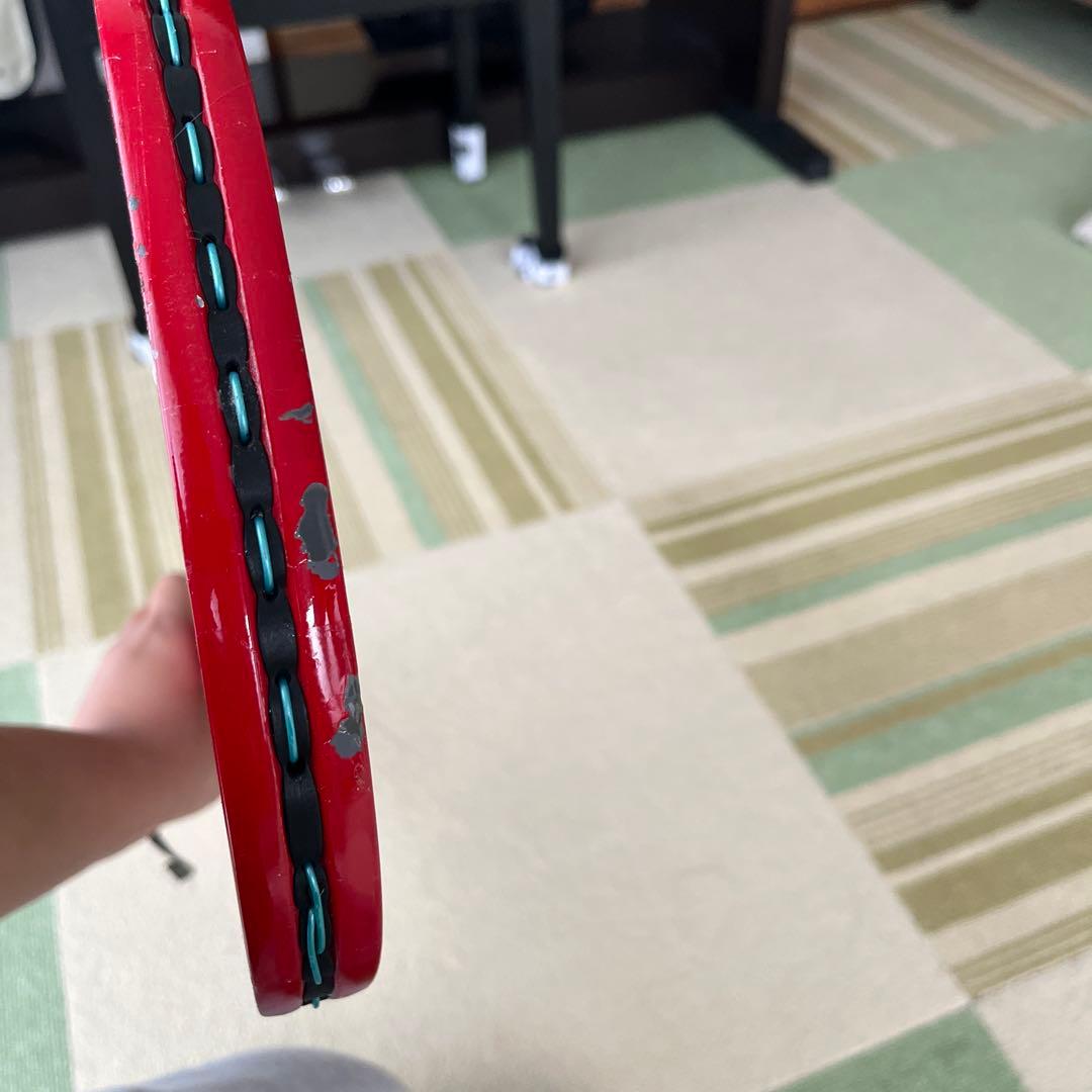 YONEX Ti7500レッド ラケット(軟式用)