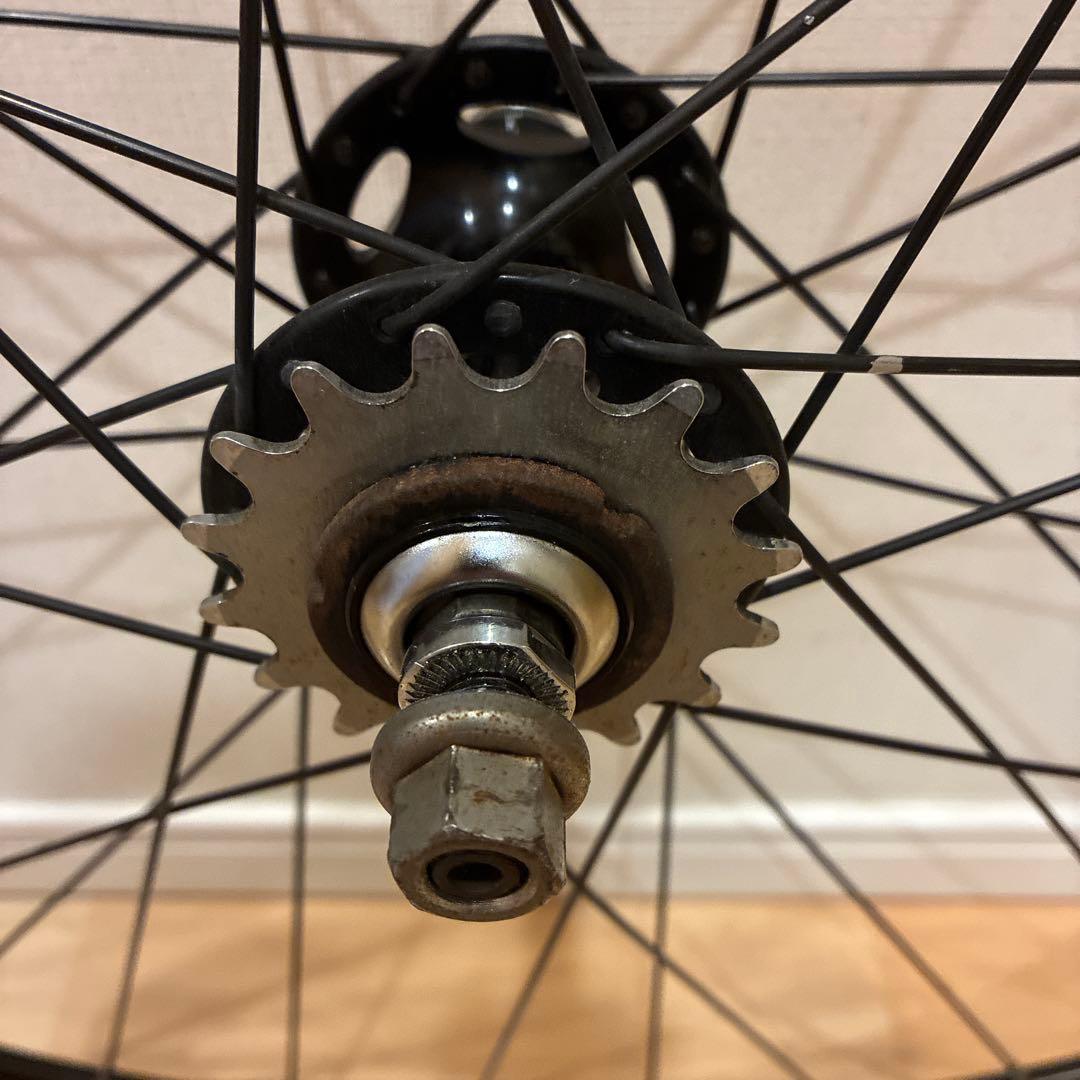 【純正パーツ】FUJI FEATHER フロント・リアホイールセット（ブラック）