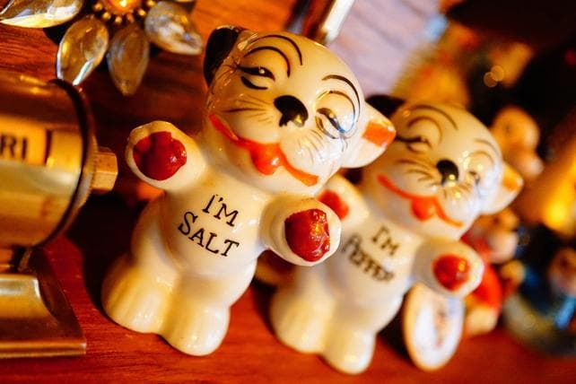 希少 40s 50s Vintage Bonzo Salt＆Pepper