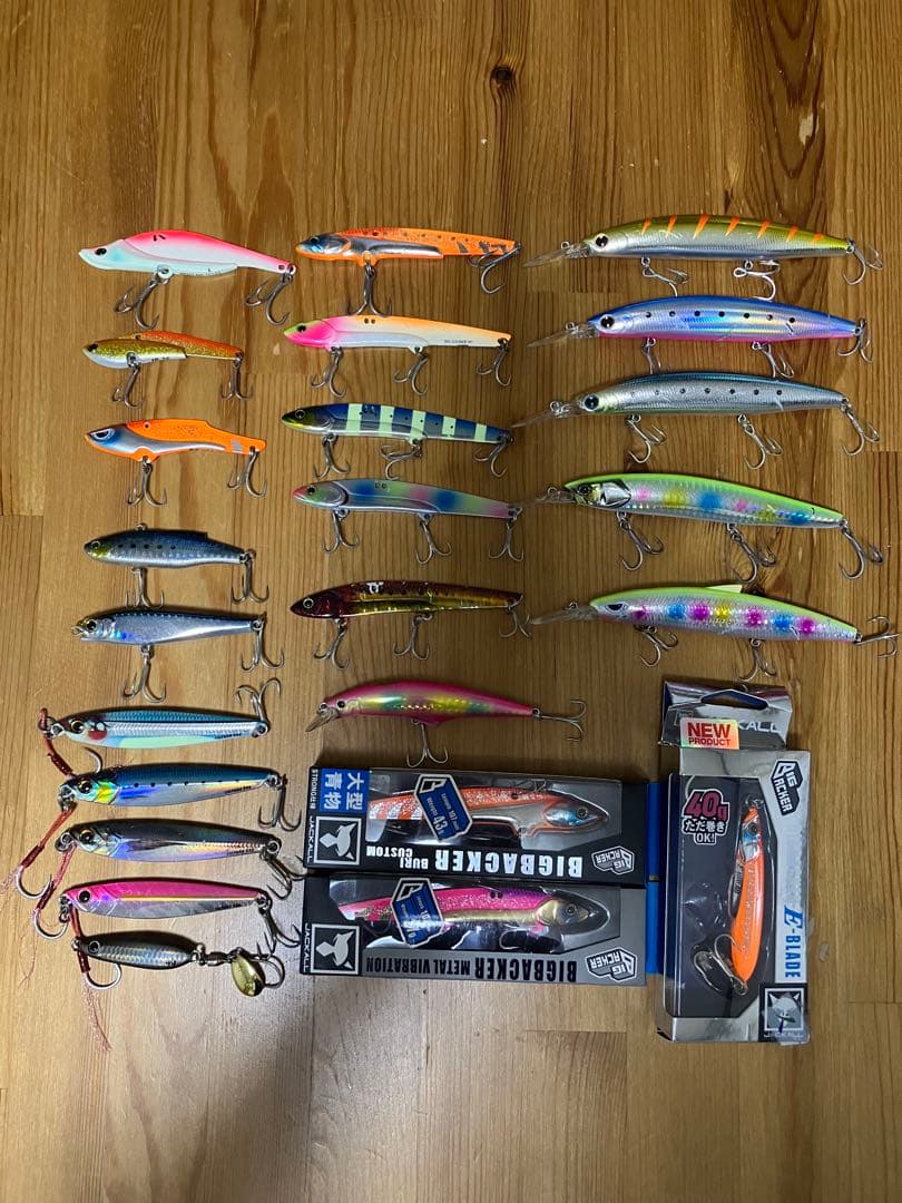 BIGBACKER107セットアッパー125　イワシこつぶ　ジグパラ　Gコン