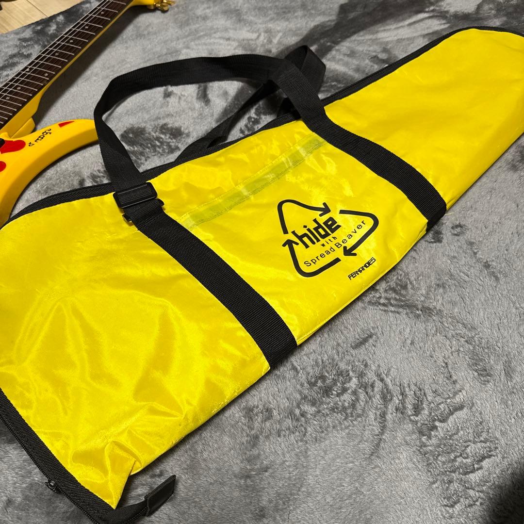 美品 イエローハートJr. プラチナ保証付 音出しOK hide XJAPAN