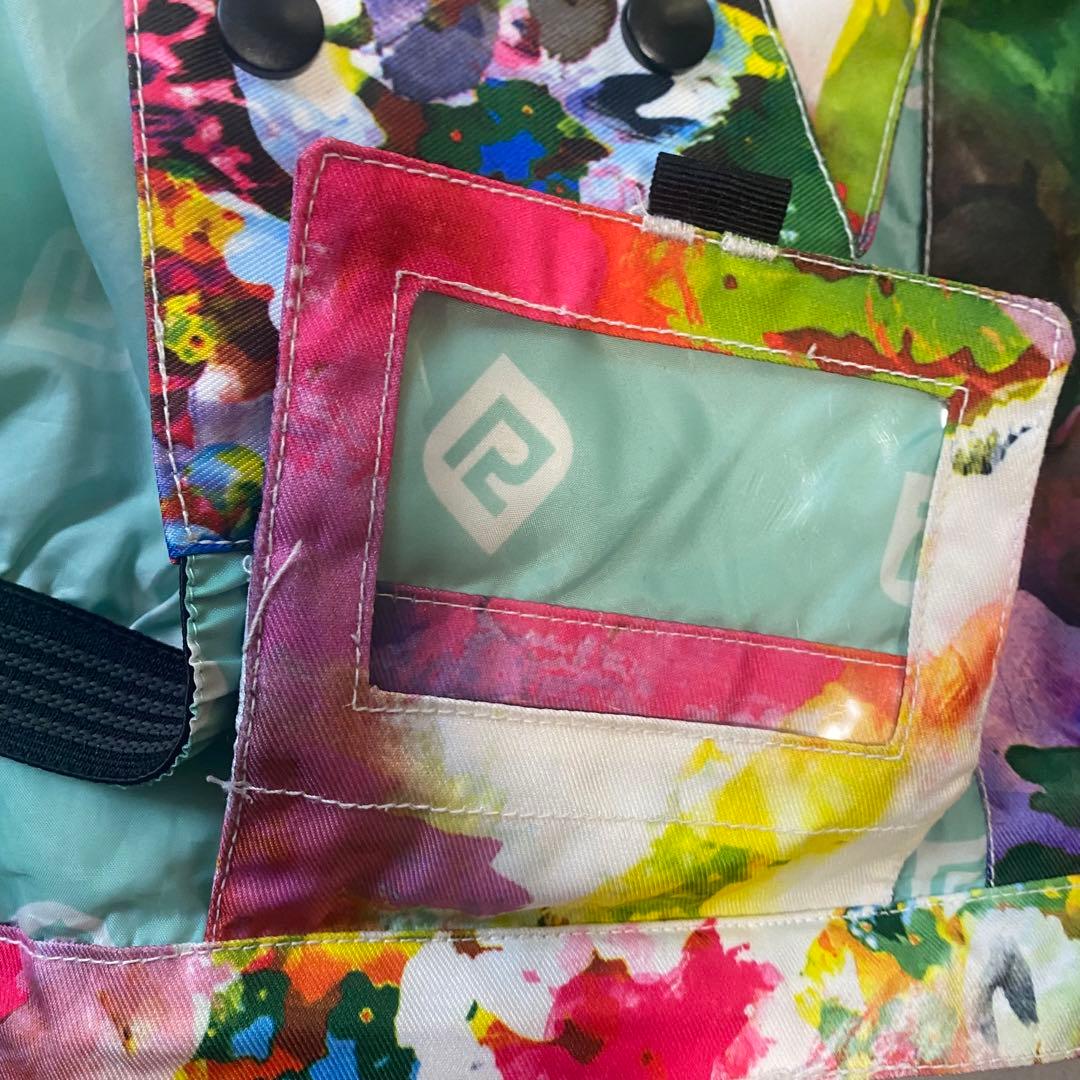 美品newroll派手柄ジャケット×Burton美脚パンツ・スノボウェアM