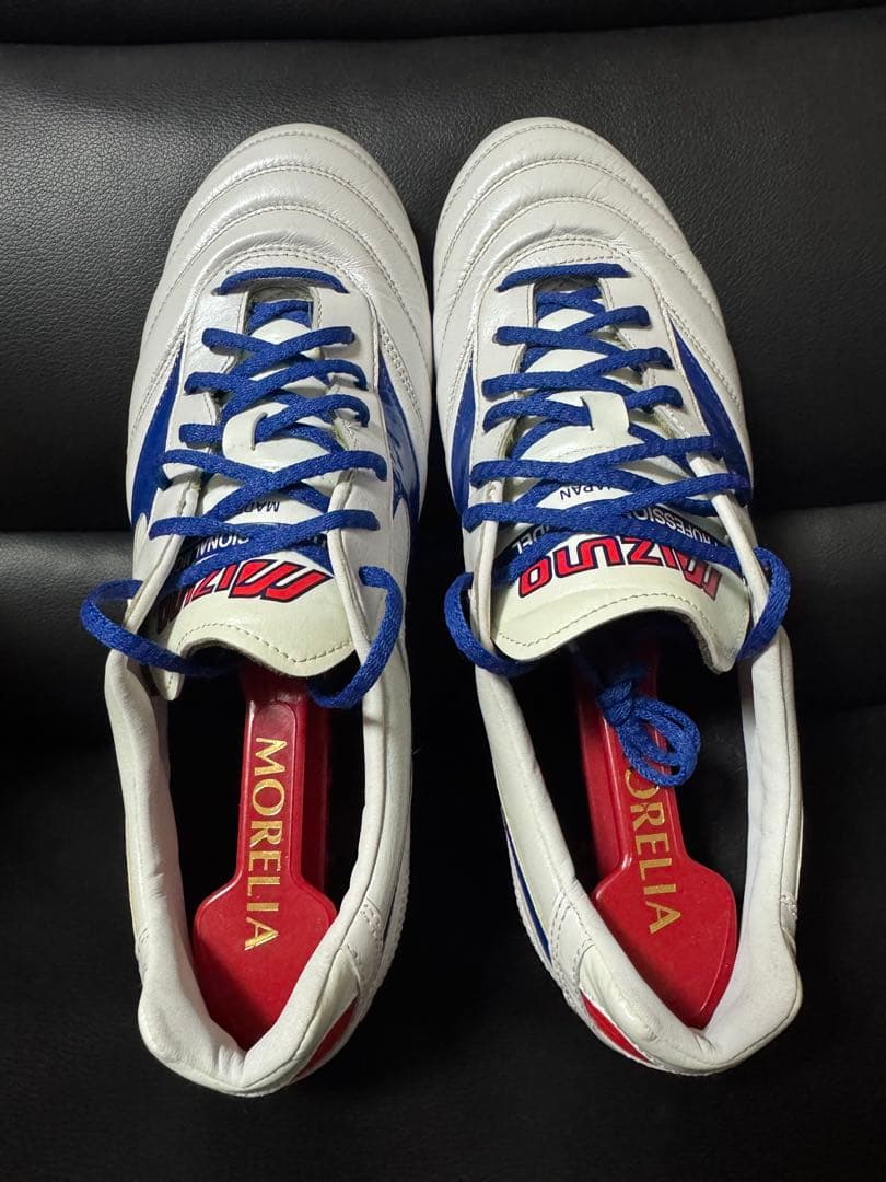 Mizuno Morelia サッカーシューズ ホワイト/ブルー