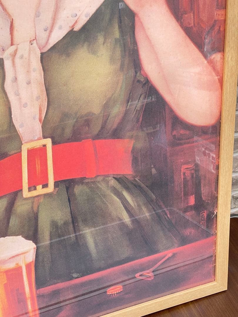 【極希少・特大B2サイズ】アサヒビール公式ヴィンテージ風ポスター2種＋額装