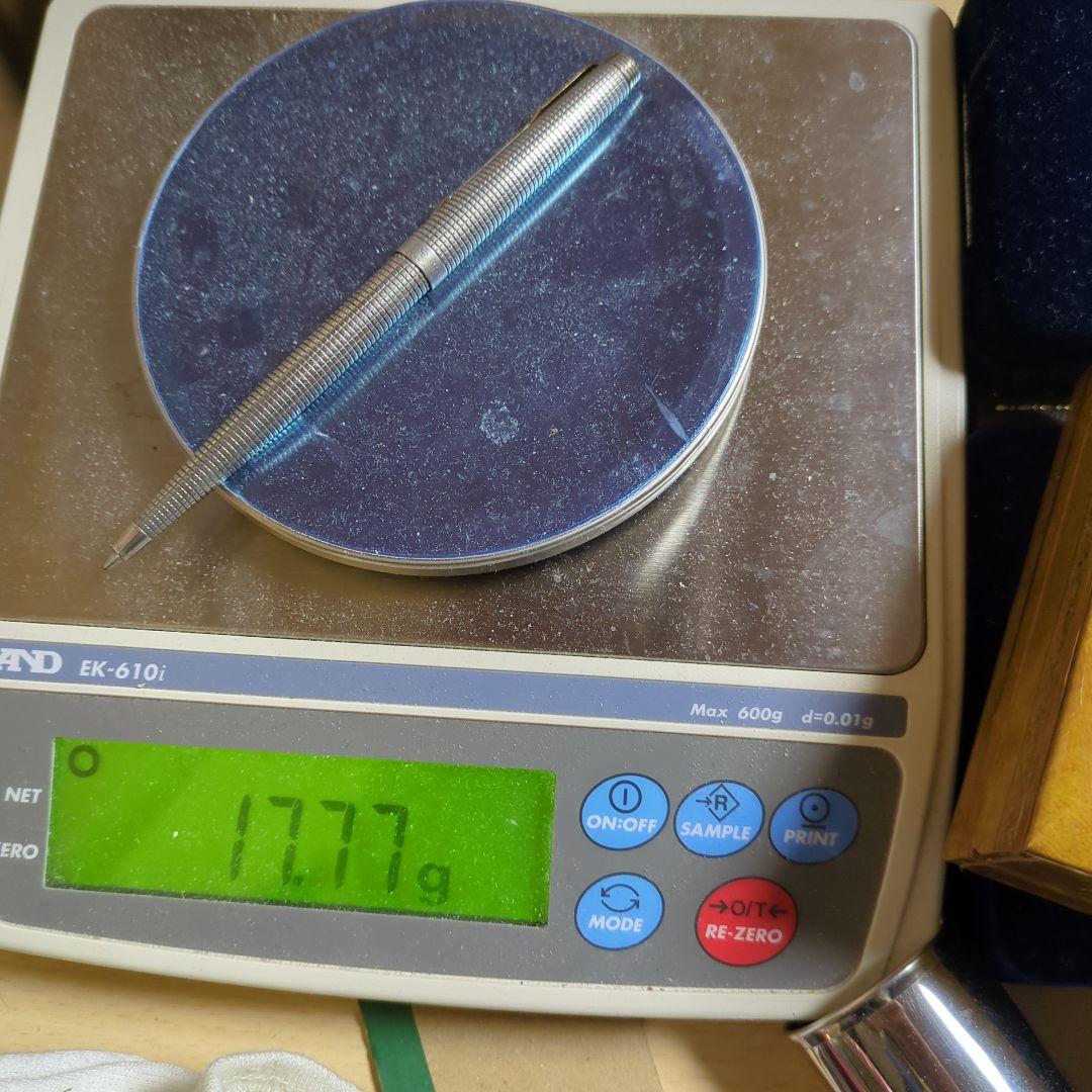 パーカー75 スターリングシルバー ボールペン　シズレ　銀製品　インク切れかけ