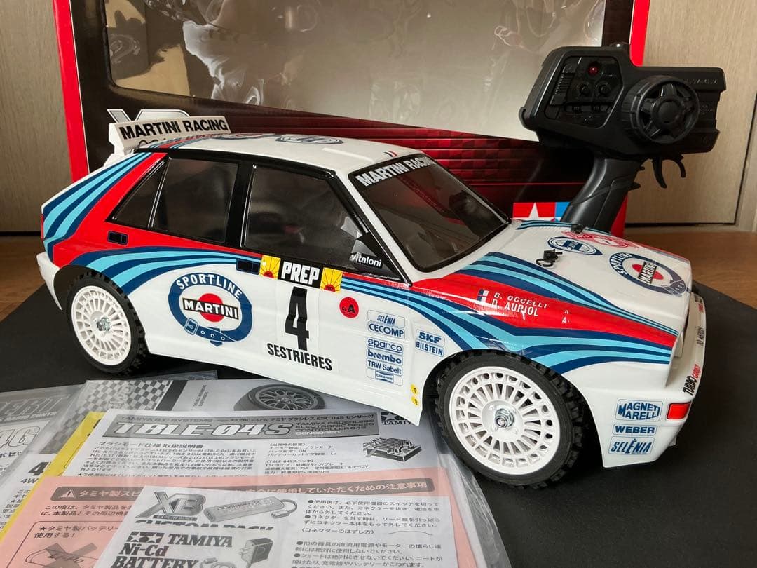 XBランチアデルタ インテグラーレ (TT-02) プロポ付き塗装済み完成モデル