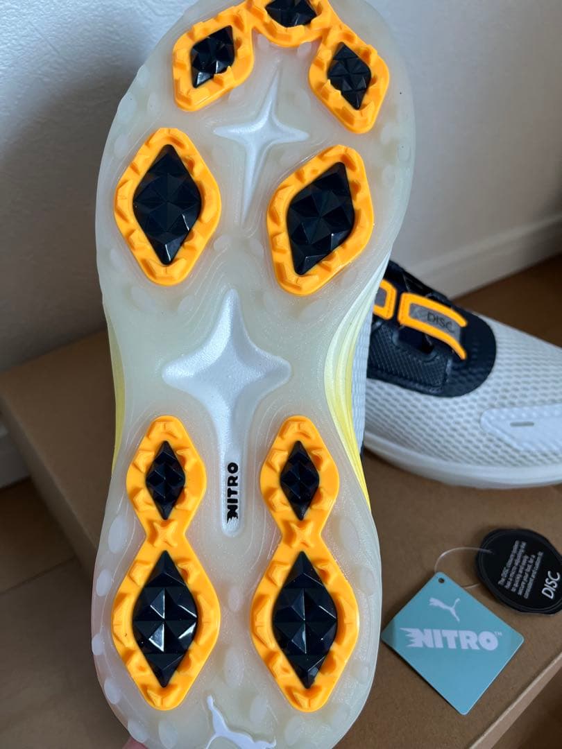 PUMA シャドウキャット ニトロ ディスク スパイクレス シューズ　オレンジ