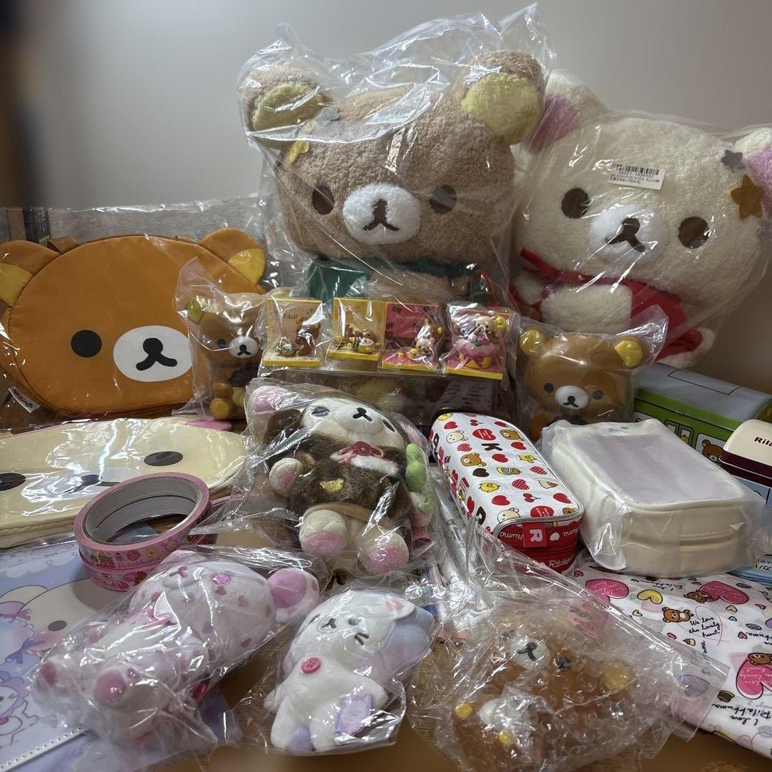 リラックマ まとめて　ぬいぐるみ　ペンケース　フィギュア　ボールペンなど