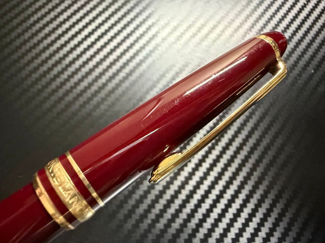 未使用に近い モンブラン 144 ボルドー 中白 F 細字 万年筆