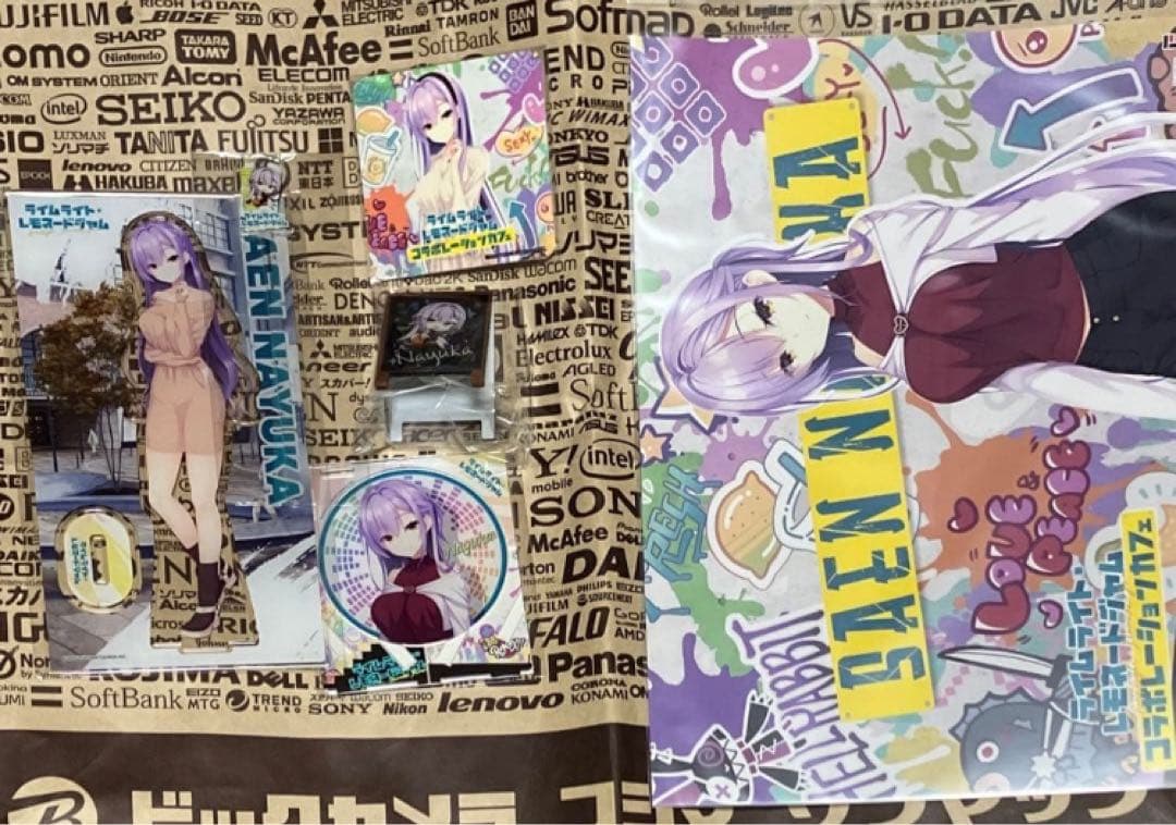 ゆずソフト ライムライトレモネードジャム コラボカフェ 限定　那優花　計6点