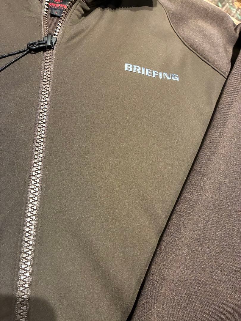 BRIEFING フード付きパーカージャケット　ブラウン