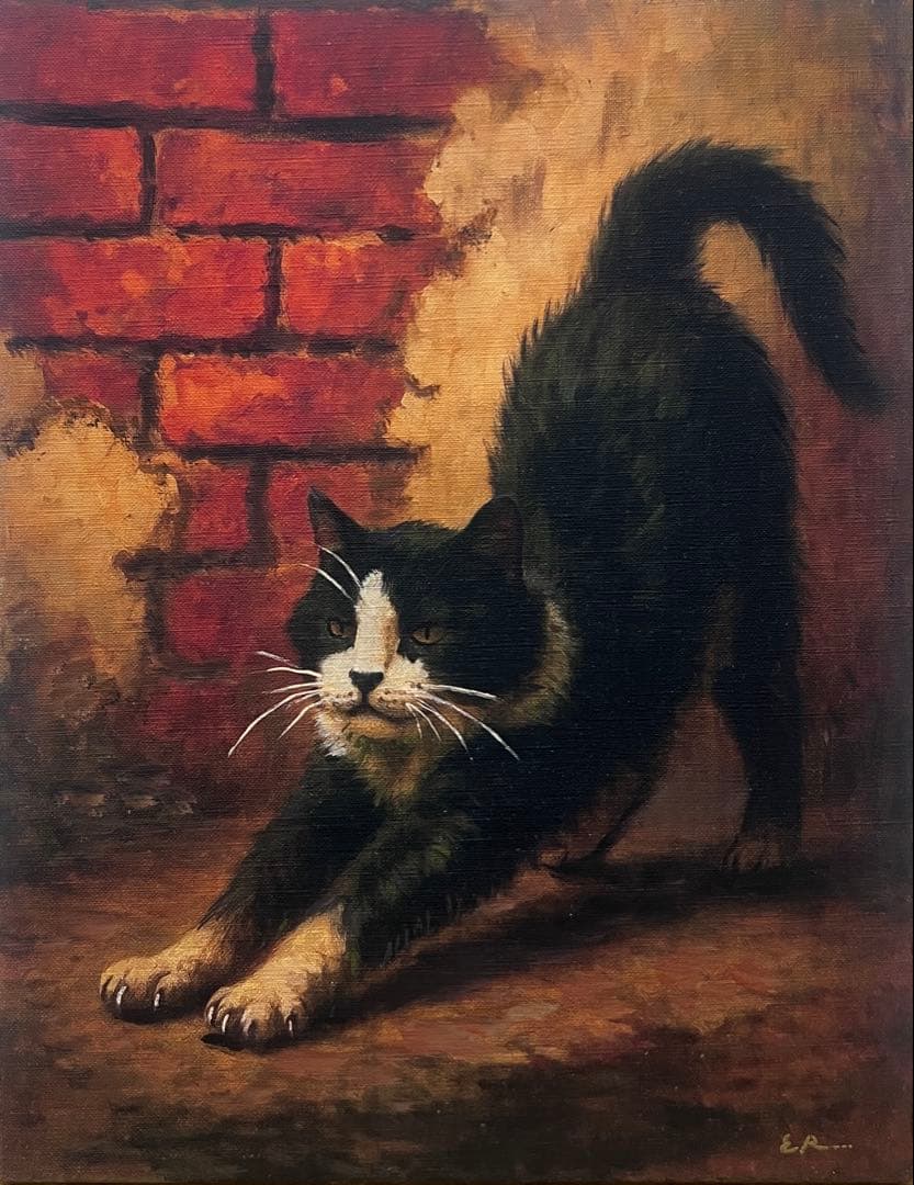 (F6号)安藤絵流【俺がボスだ・ハチ】表サイン有/裏共シール有/真作/b