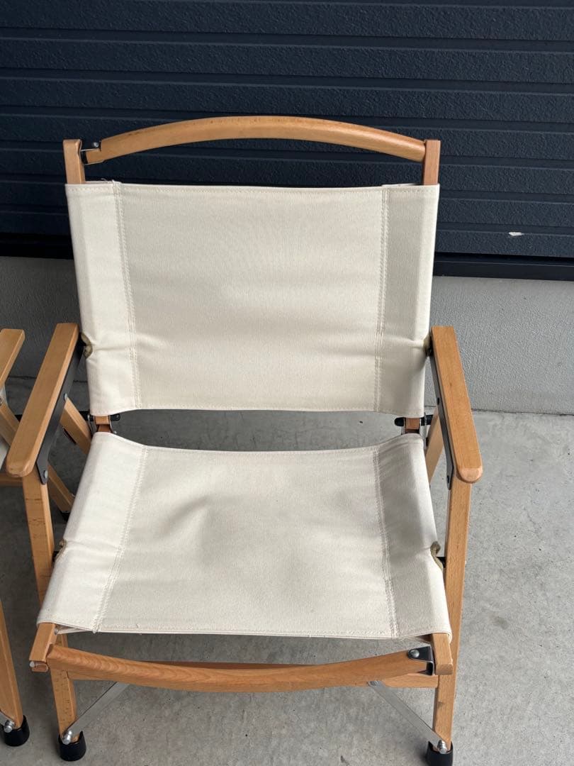 Hilander(ハイランダー) ウッドフレームチェア コットン アイボリー