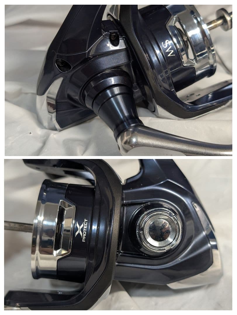 スプール無し　シマノ　管86HD 21ツインパワーSW8000HG本体ハンドル