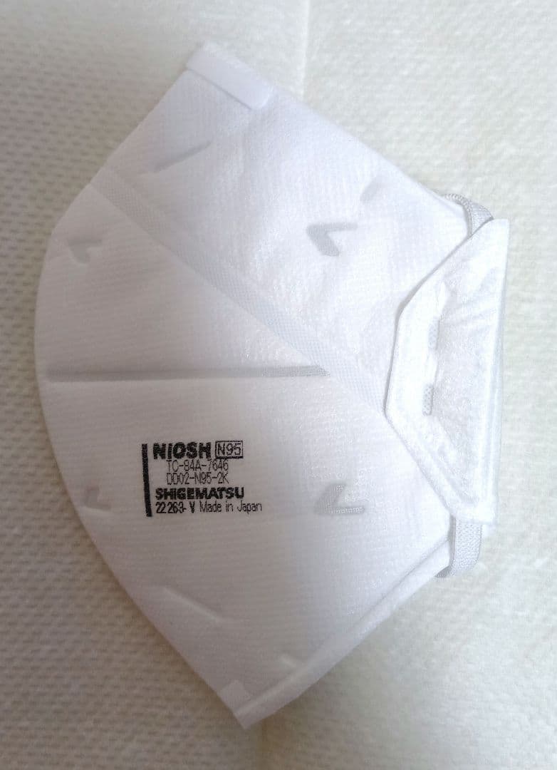 200枚 N95 重松製作所 使い捨て式 防塵マスク DD02-S2-2K