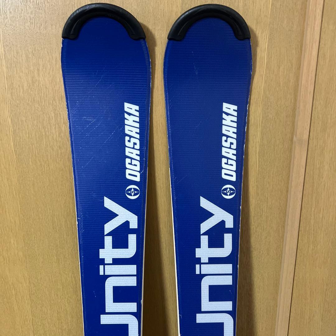 オガサカ　ユニティ　155cm AS-3 スキー板　ストック　ビンディング