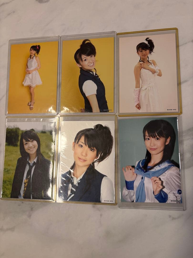 【本物保証】　AKB48 大島優子生写真写真6枚 分かる人には分かる激レア生写真
