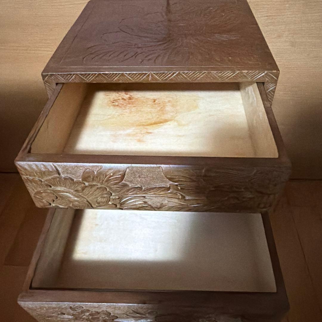 アンティーク 伝統工芸タンス 5段