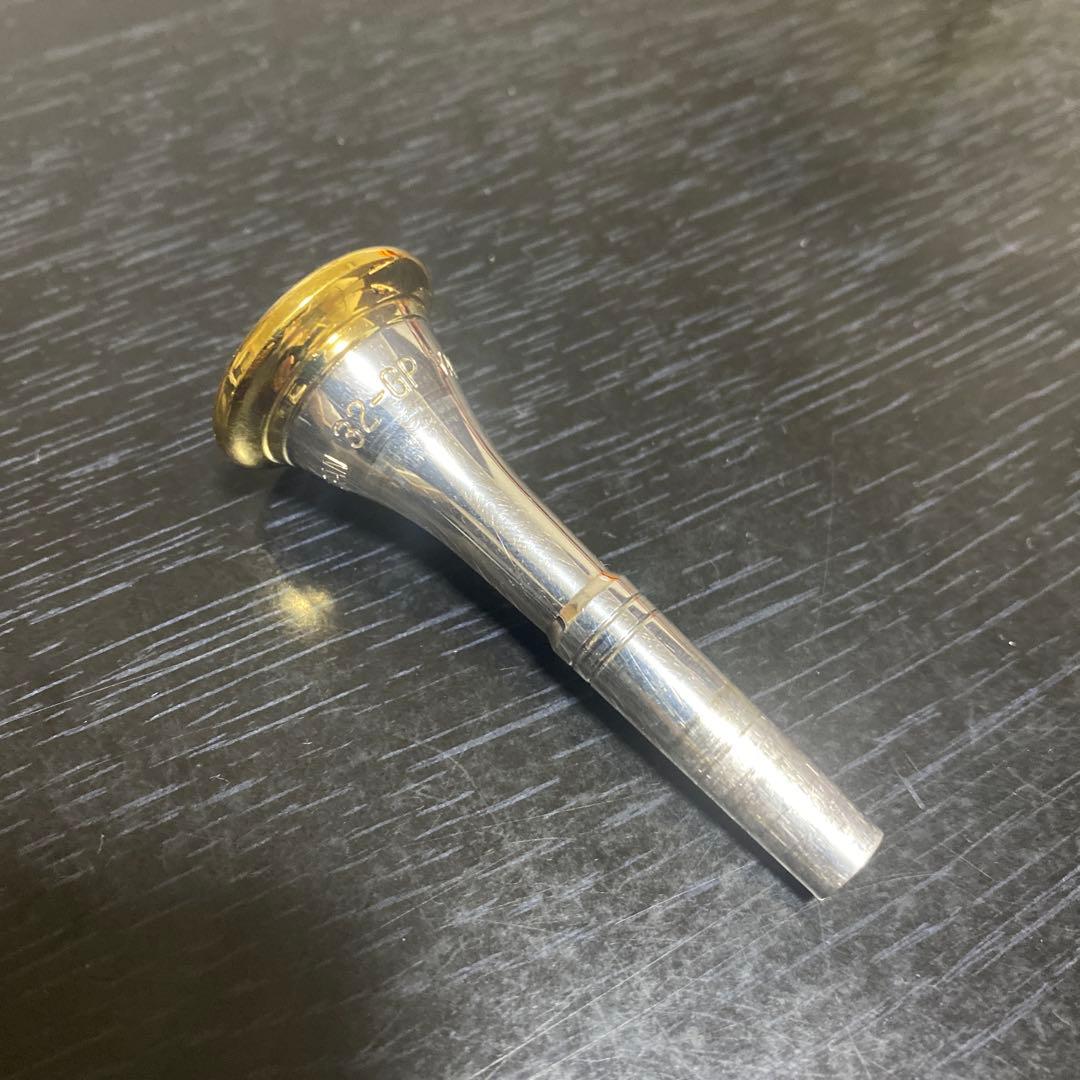 YAMAHA カスタム　32GPフレンチホルンマウスピース 銀メッキ