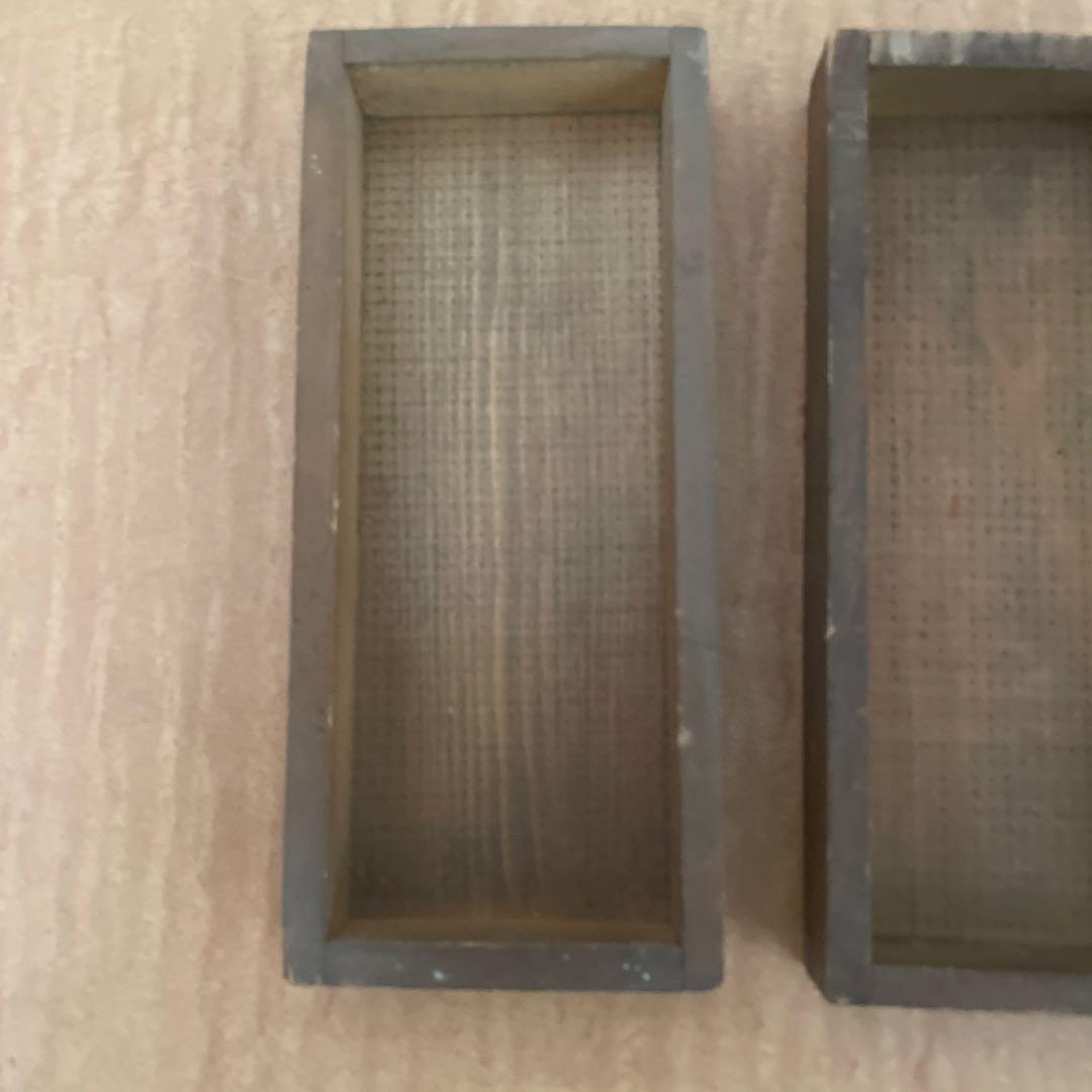 【再入荷】【珍しい小型】50-8/活版印刷所で使われていた小箱（文選箱）50枚