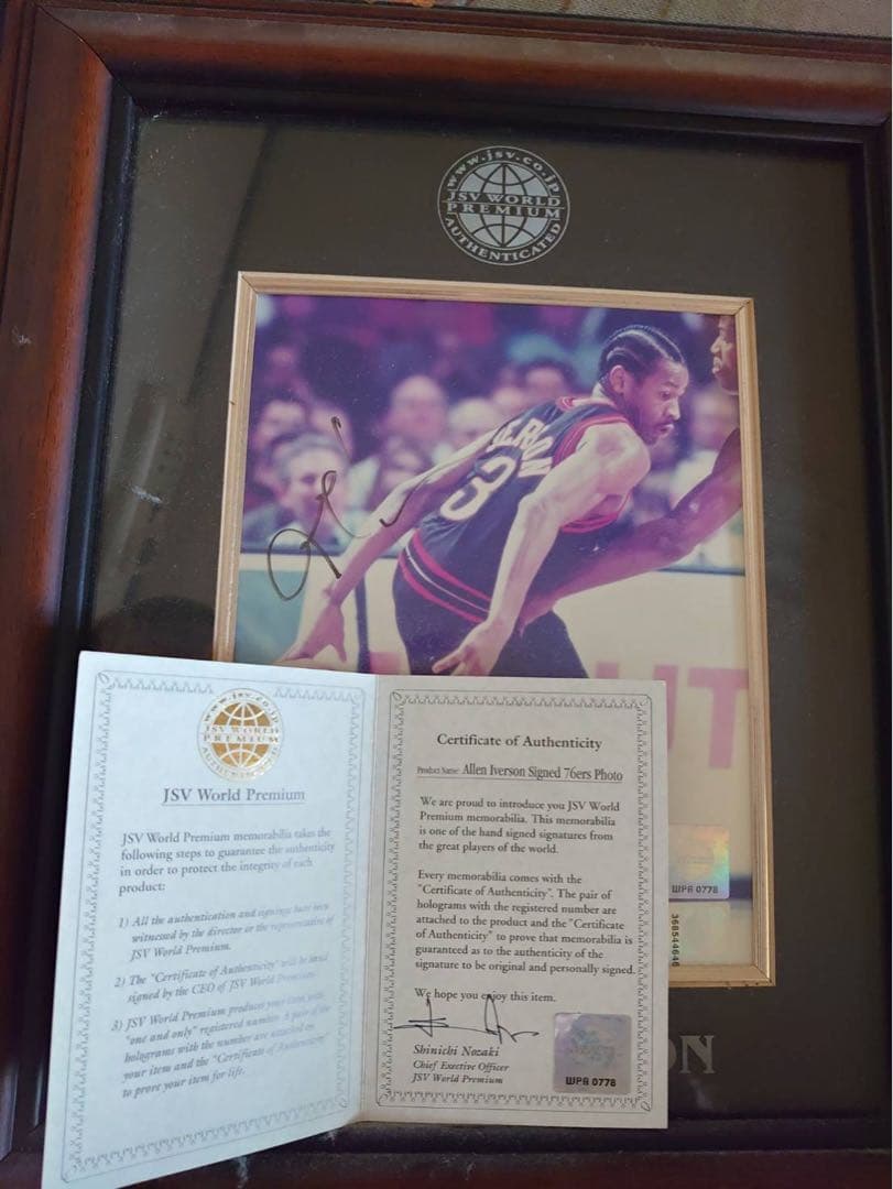 アレイン・アイバーソ　サイン