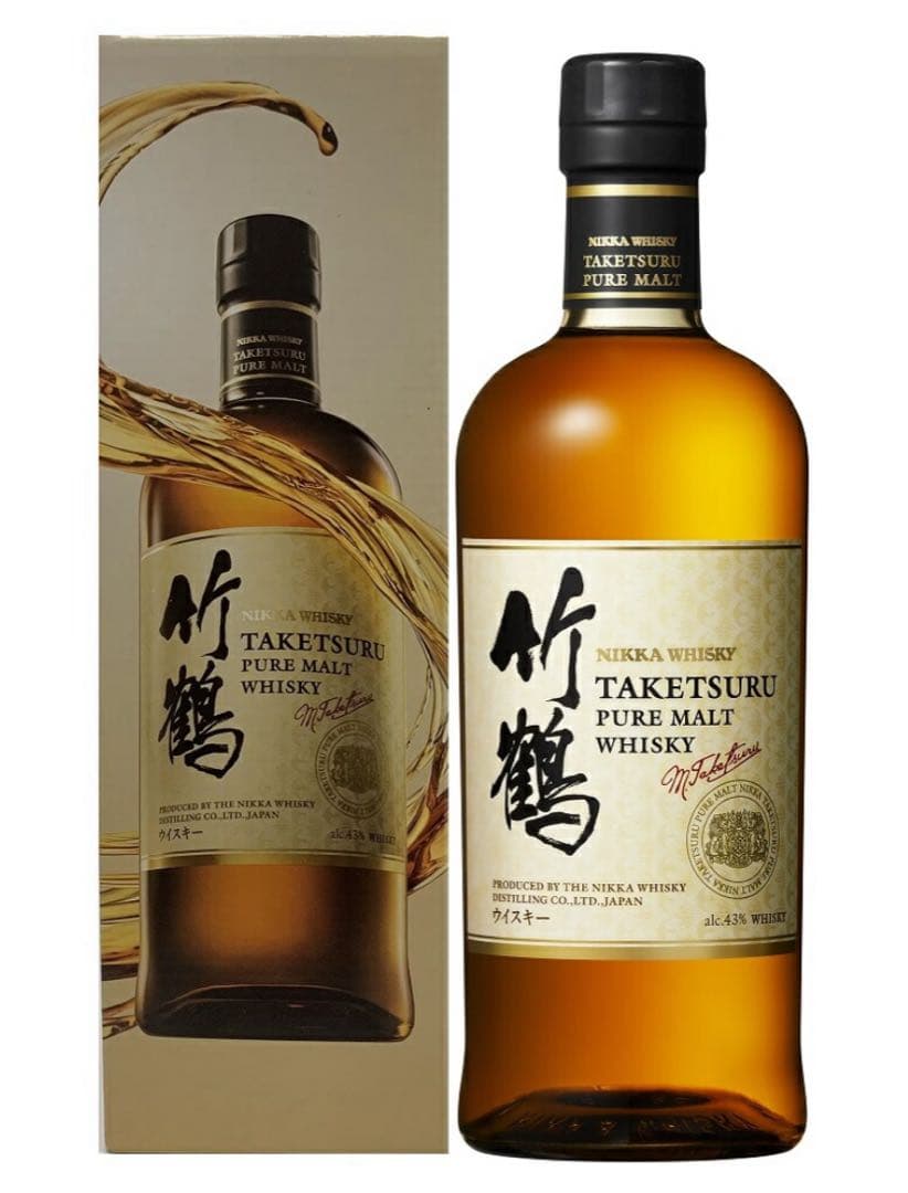 竹鶴 ピュアモルトウイスキー 46% ニッカウィスキー