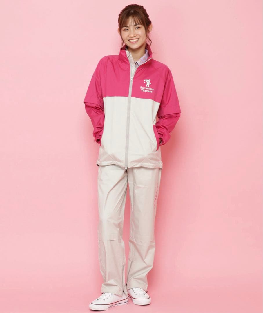 サマンサ　ゴルフ　レインウェア　ピンク　アイミー 新品