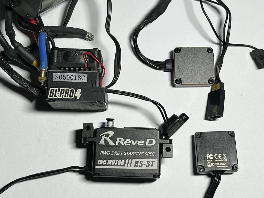 1/10 電動RC用メカ一式 アンプ・モーター・サーボ・ジャイロ・Wi-fi