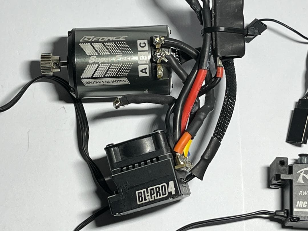 1/10 電動RC用メカ一式 アンプ・モーター・サーボ・ジャイロ・Wi-fi