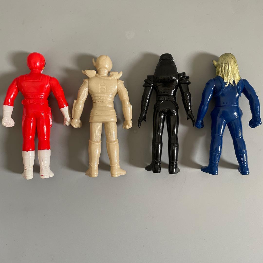 戦隊チェンジマン　ソフビ フィギュア 4体セット