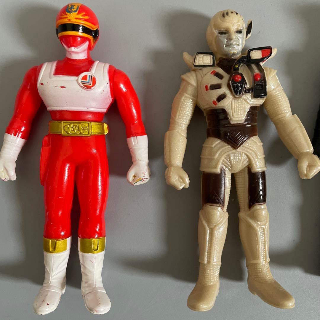 戦隊チェンジマン　ソフビ フィギュア 4体セット