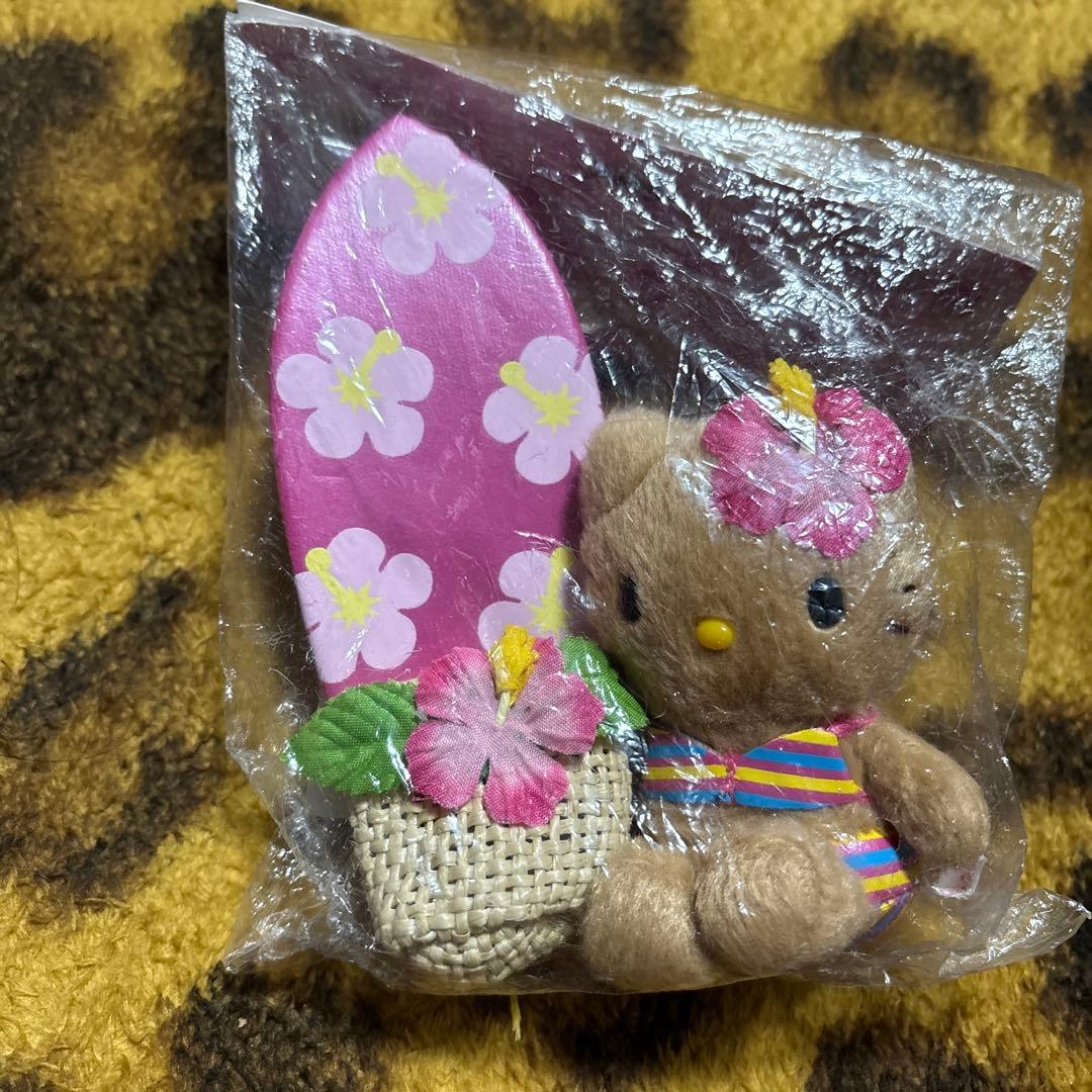 キティー　日焼けキティー印鑑スタンド