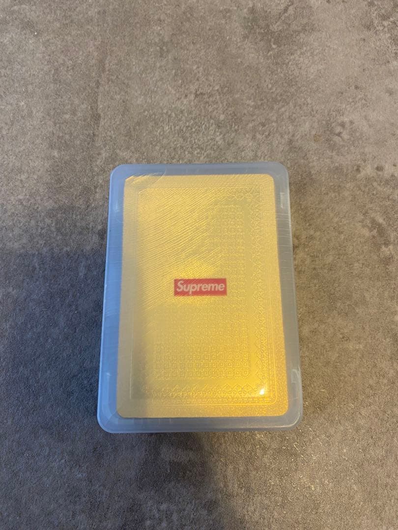激レア　激安シュプリーム Supreme ゴールド トランプ