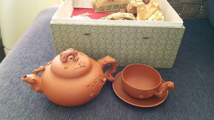 中国茶　宣興焼きセット　手渡し時は割引