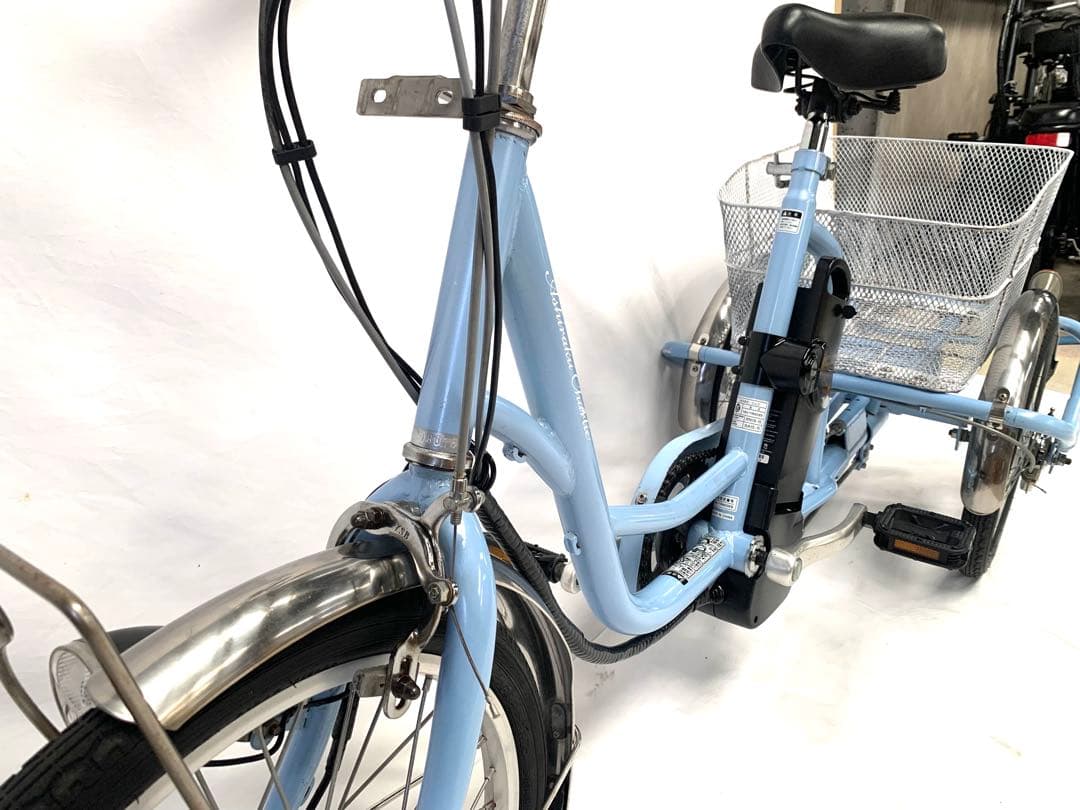 【即乘】送料無料 電動アシスト三輪自転車 10Ah 20-16インチ動作確認済
