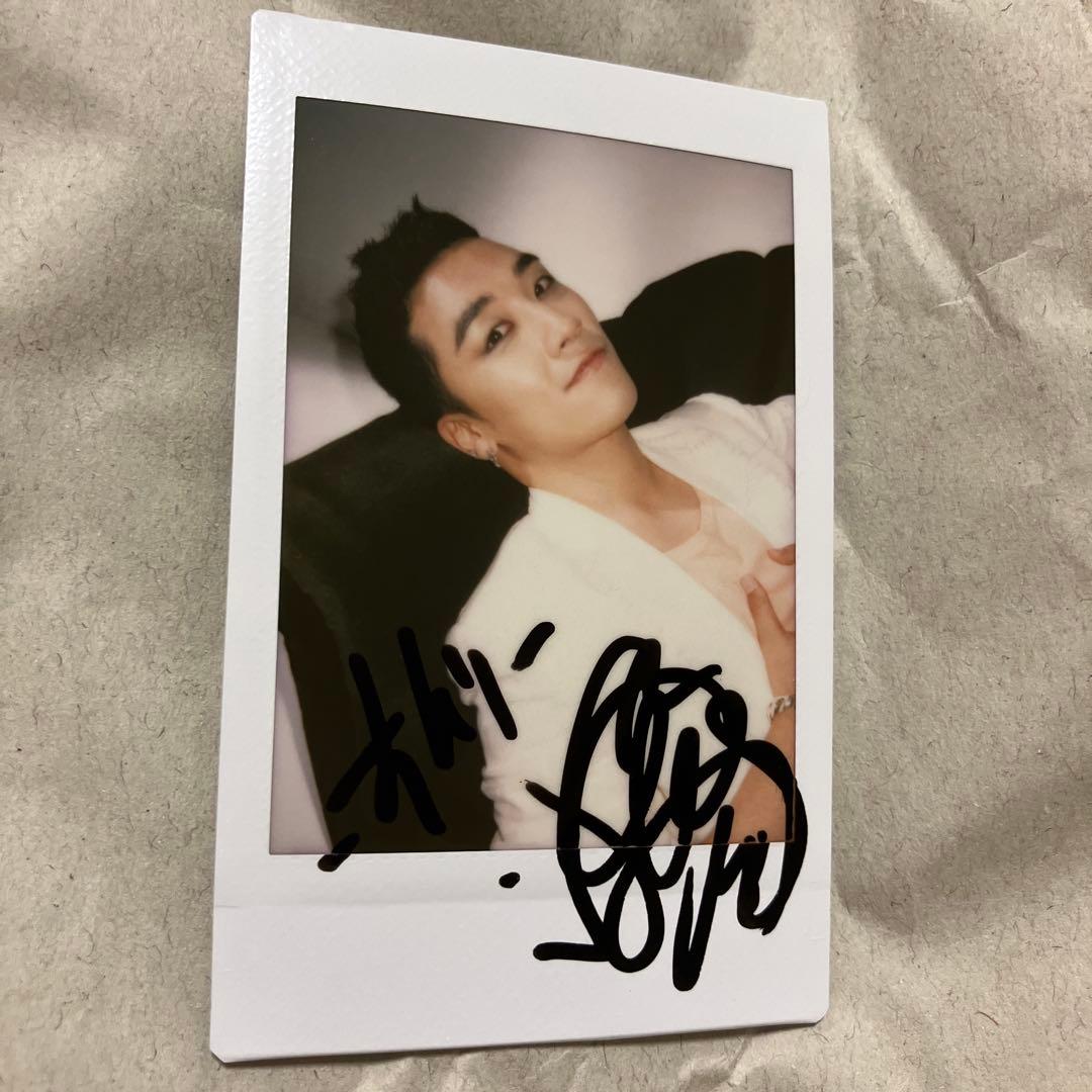 【訳アリ】BIGBANG SEUNGRI V.I スンリ　サイン入りチェキ