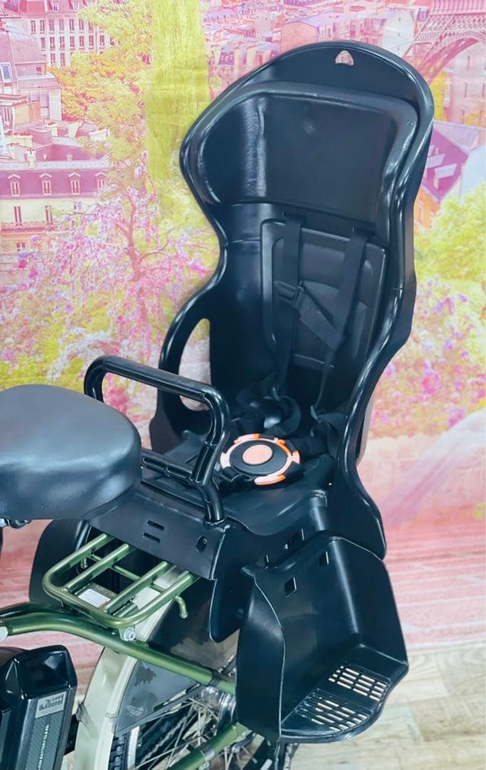 K2306 [大容量12.3Ah]電動自転車ヤマハ子供乗せ 20インチグリーン