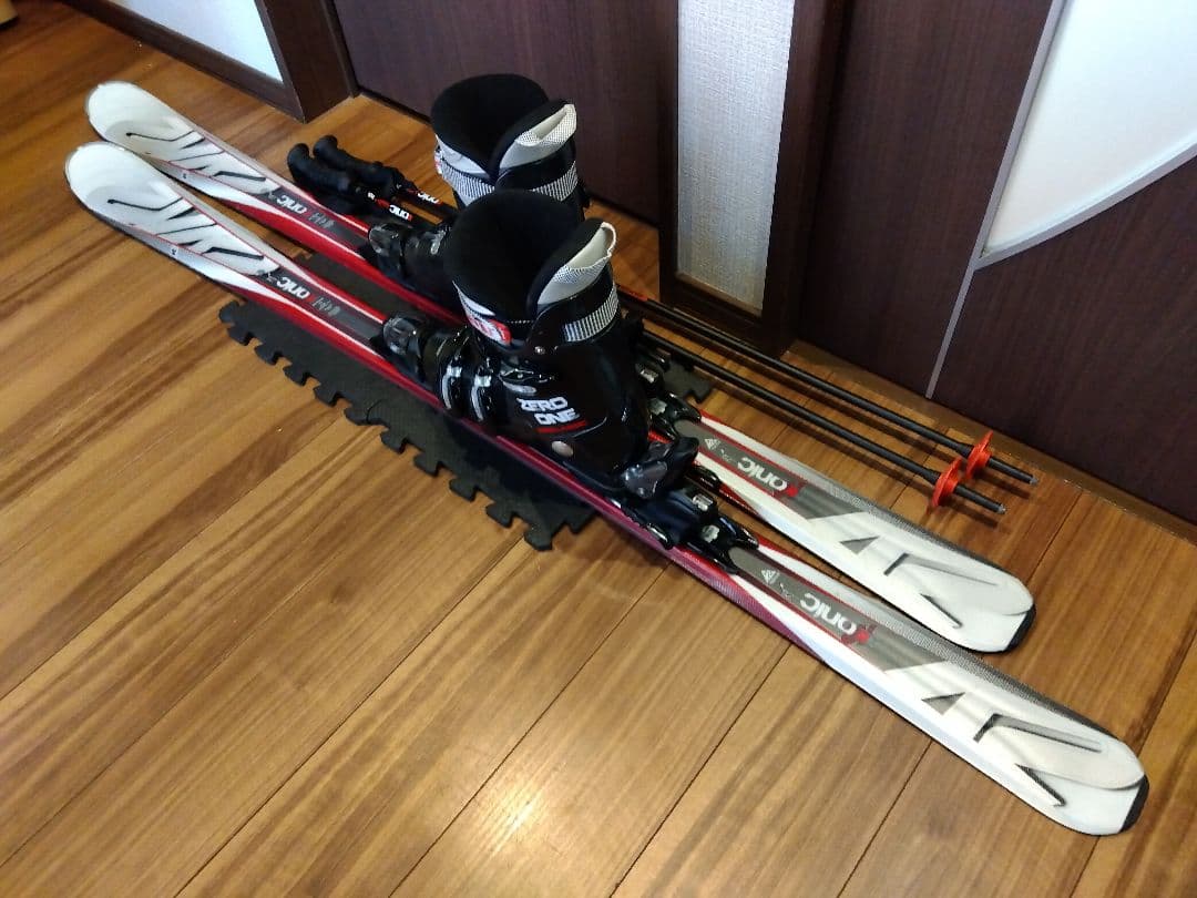 美品【ハイエンド】K2 163/男女兼用/スキーセット・メンテ・WAX済✔